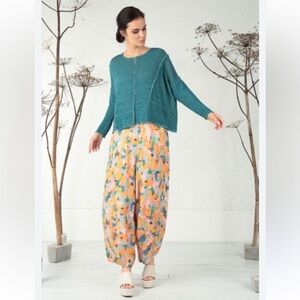 Grizas Pull-On Colorful Balloon Leg Pants size Large